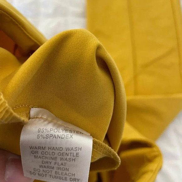 Tiger Mist yellow high waisted Kinsley pants - Picture 9 of 9